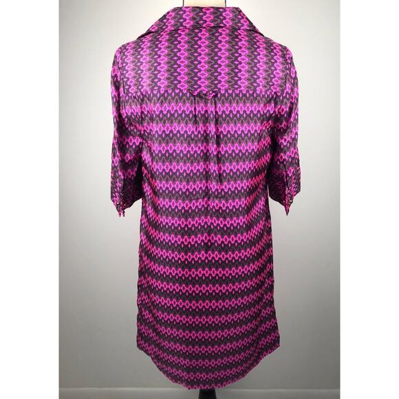 Milly Of NY Silk Dress Size 6 - Picture 4 of 9